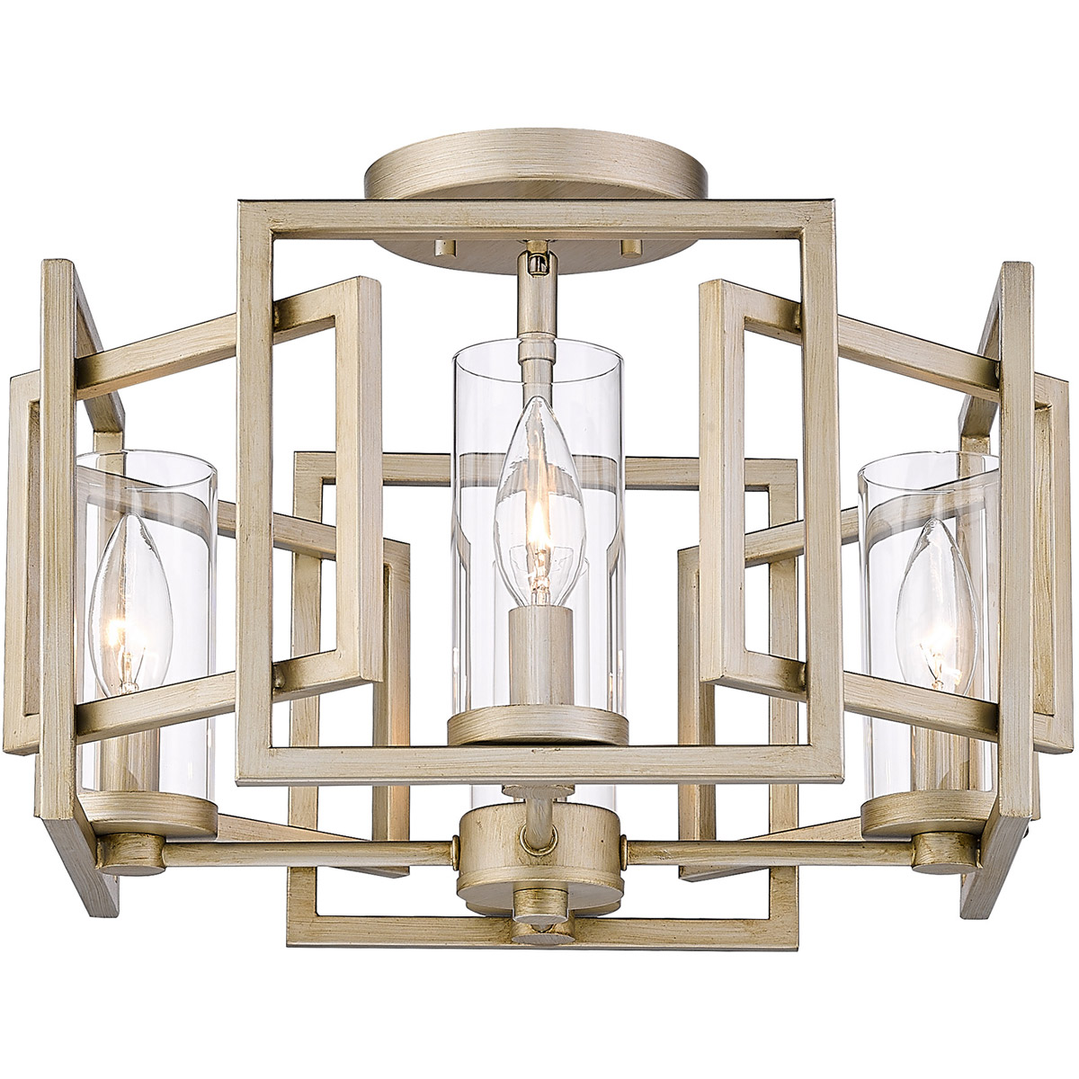 Gold flush mount light fixture 2025